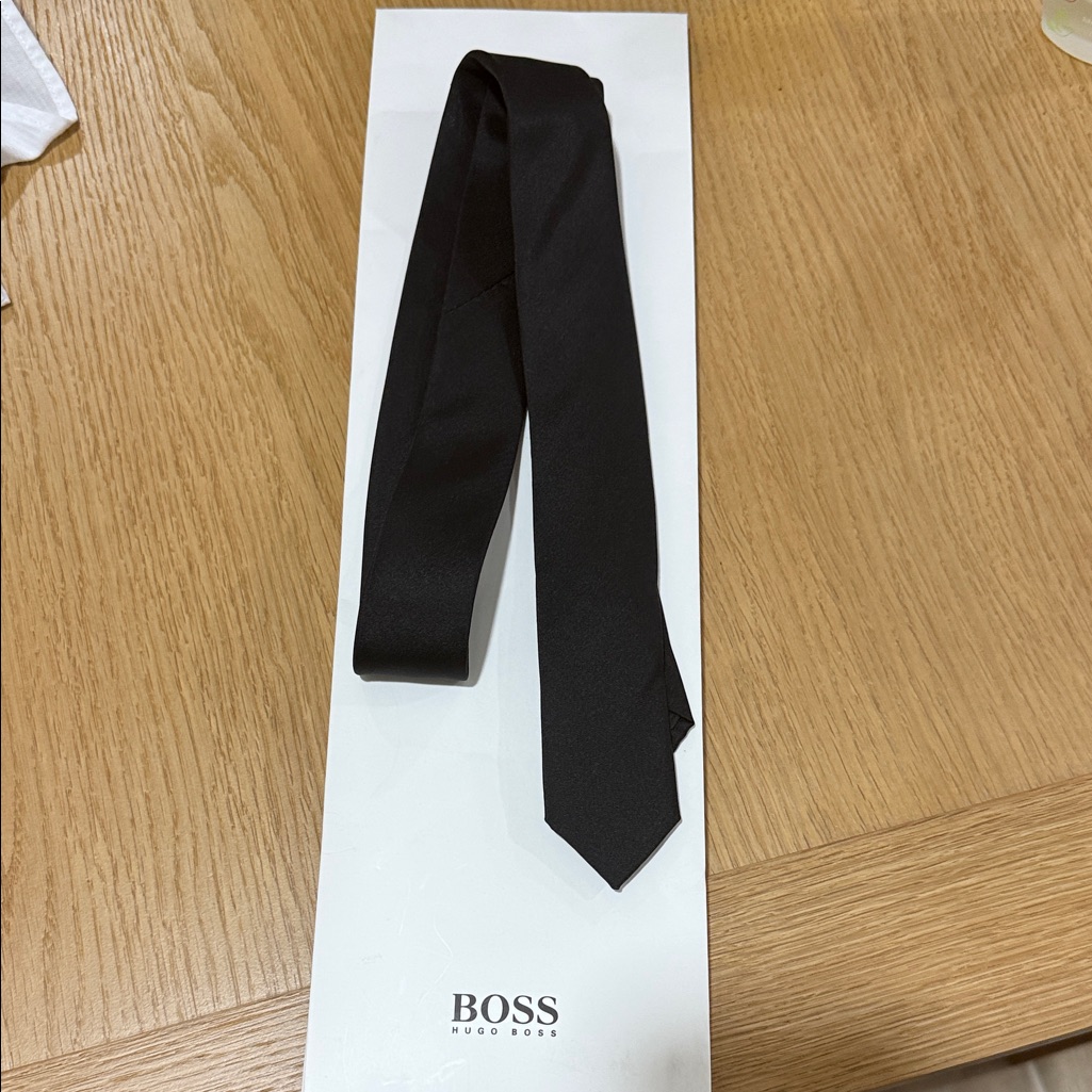 Hugo Boss Classic Black Necktie